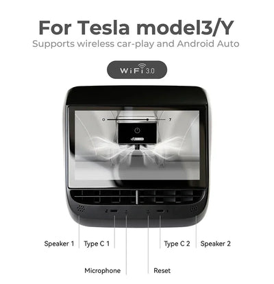 Tesla Model 3/Y 2019 - 2024 Underholdnings kontrol display