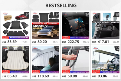 Oppustelig luftmadras til Tesla Model Y/3