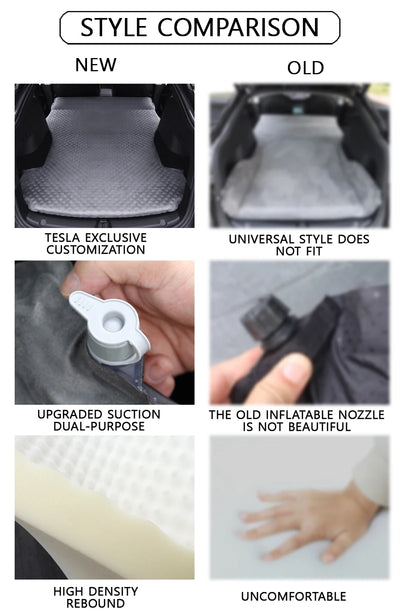Oppustelig luftmadras til Tesla Model Y/3